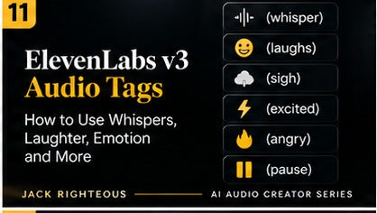 How to use Eleven v3 audio tags