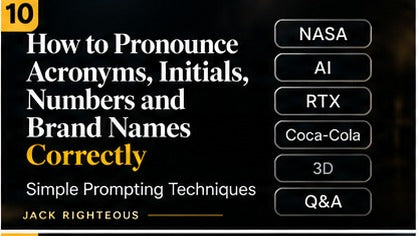How to make ElevenLabs read acronyms numbers and brand names correctly