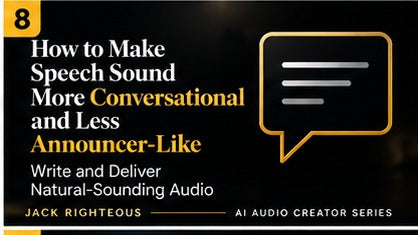 How to make ElevenLabs sound more conversational