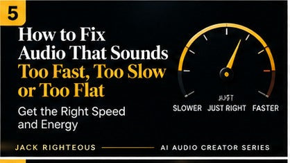 ElevenLabs speaking too fast or too slow