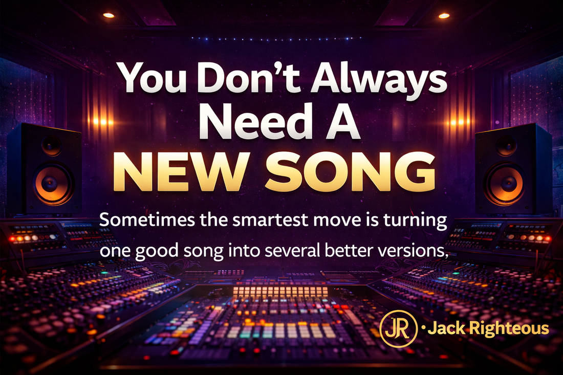 AI music workflow for expanding one strong song into multiple useful versions without starting over