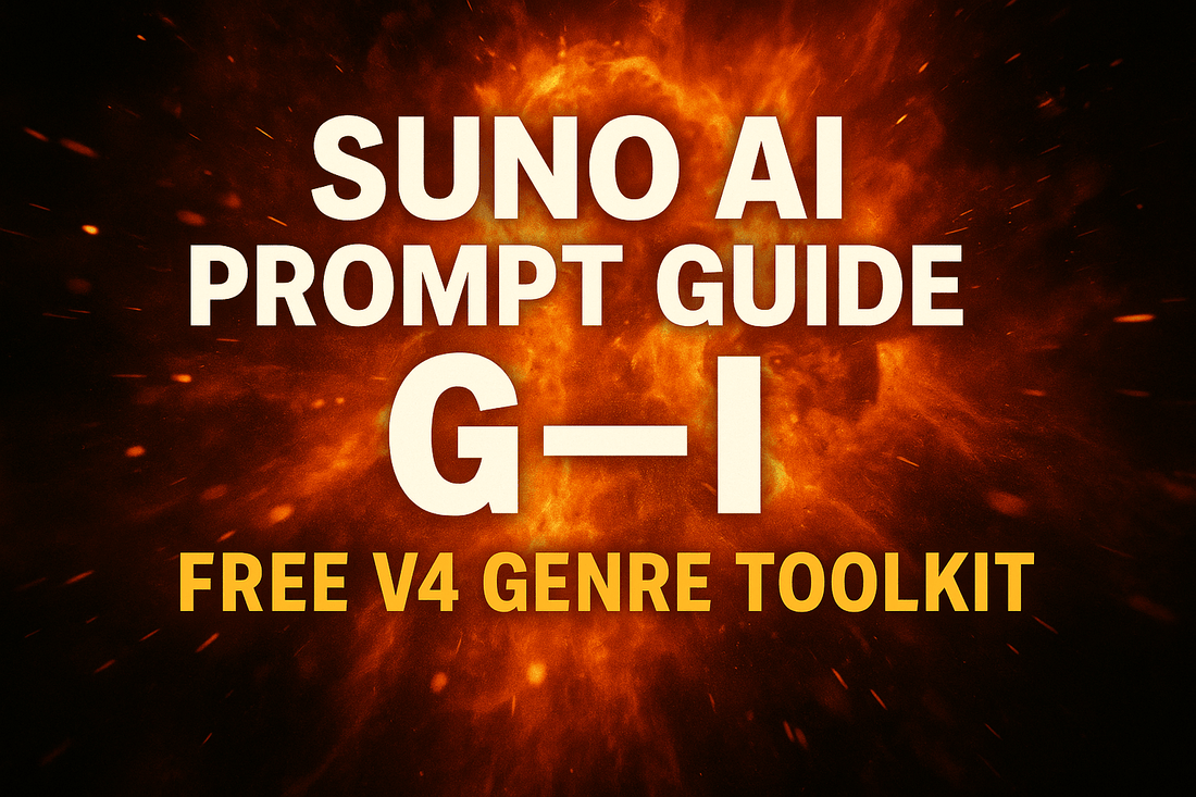 Explore More: Suno AI Prompts Guide G-I for Music Mastery - Jack Righteous