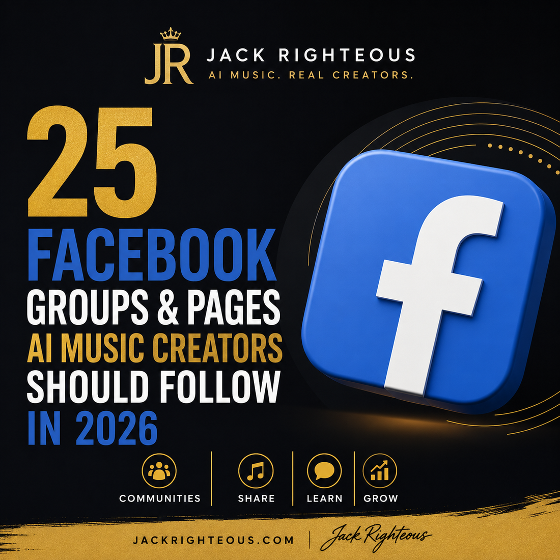 Guide to 25 Facebook groups and pages AI music creators should follow for community, tools and creator discussion
