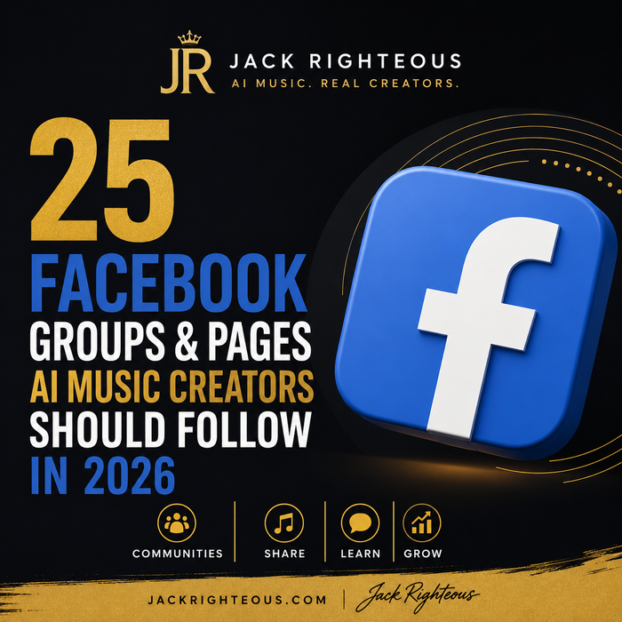 Guide to 25 Facebook groups and pages AI music creators should follow for community, tools and creator discussion