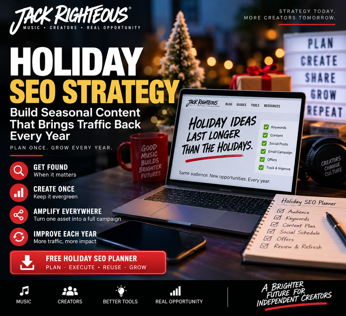 Holiday SEO Strategy — build evergreen seasonal content that brings traffic back every year