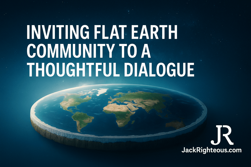 Inviting Flat Earth Community To A Thoughtful Dialogue - Jack Righteous