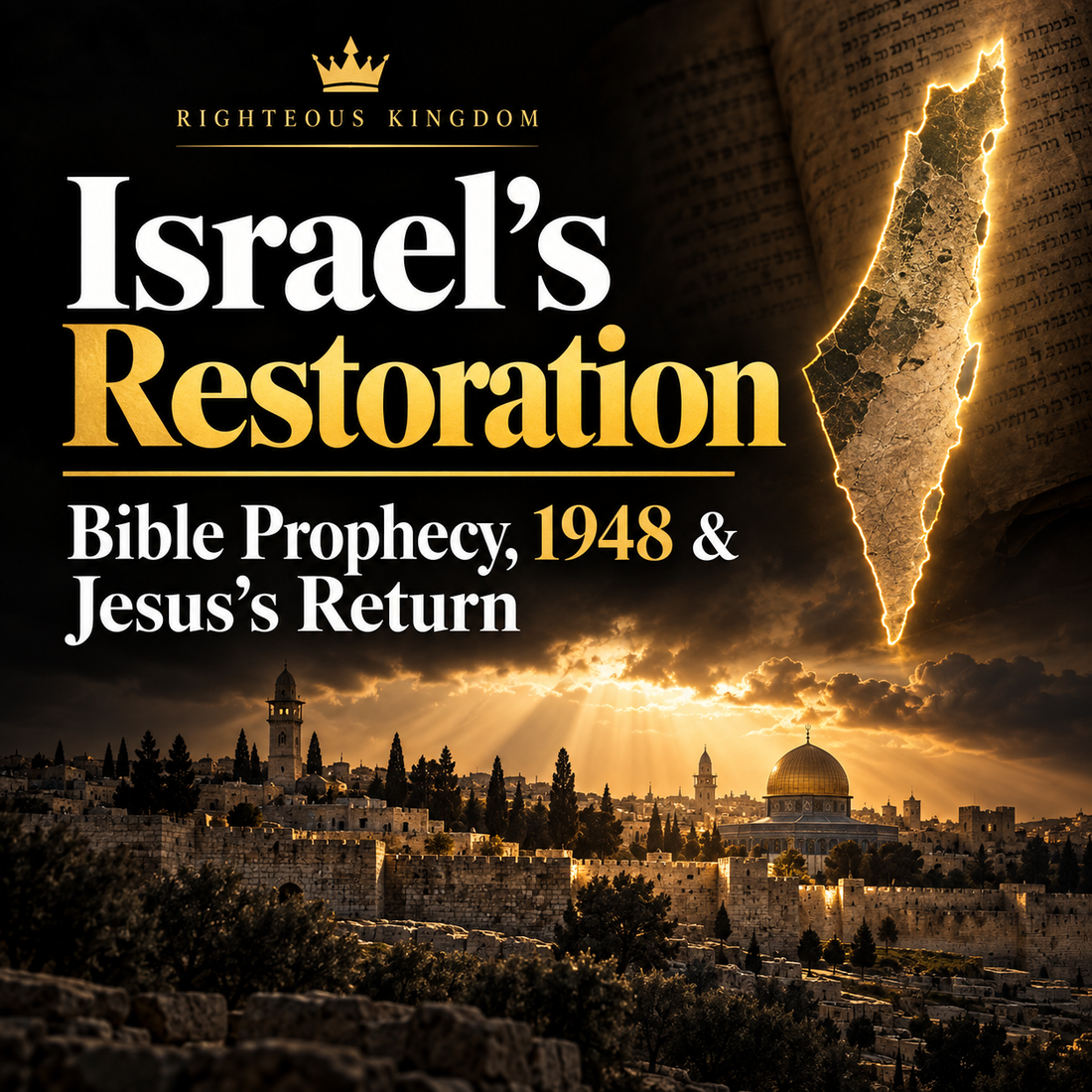 Israel’s Restoration and Bible Prophecy: Does 1948 Signal Jesus’s Return? Righteous Kingdom cover