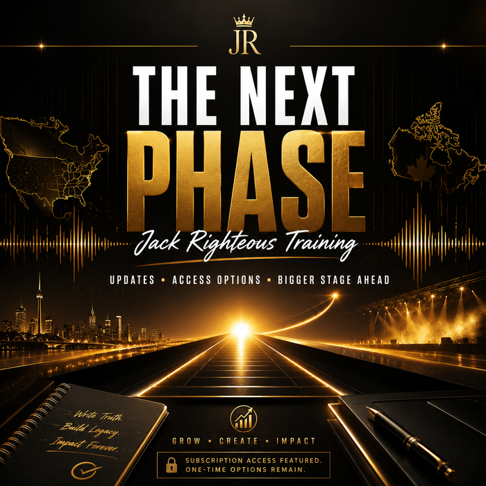 Jack Righteous training access update introducing the next phase of creator learning, tools and guided build pathways