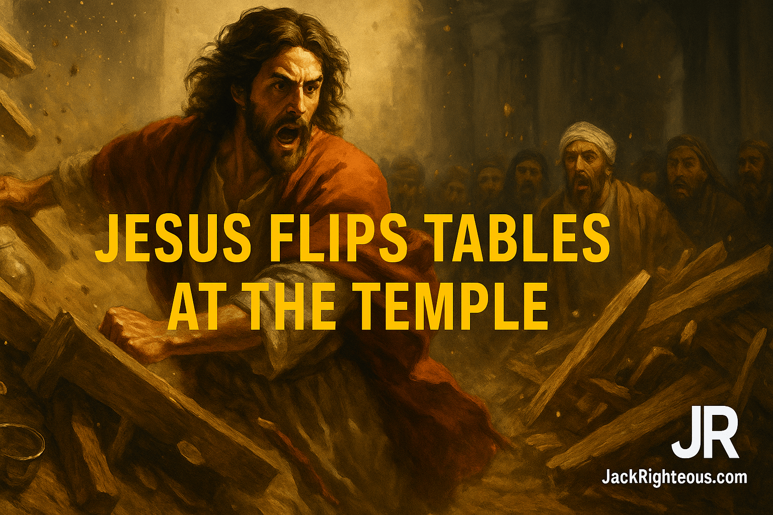 Jesus Flips Tables at the Temple – Jack Righteous