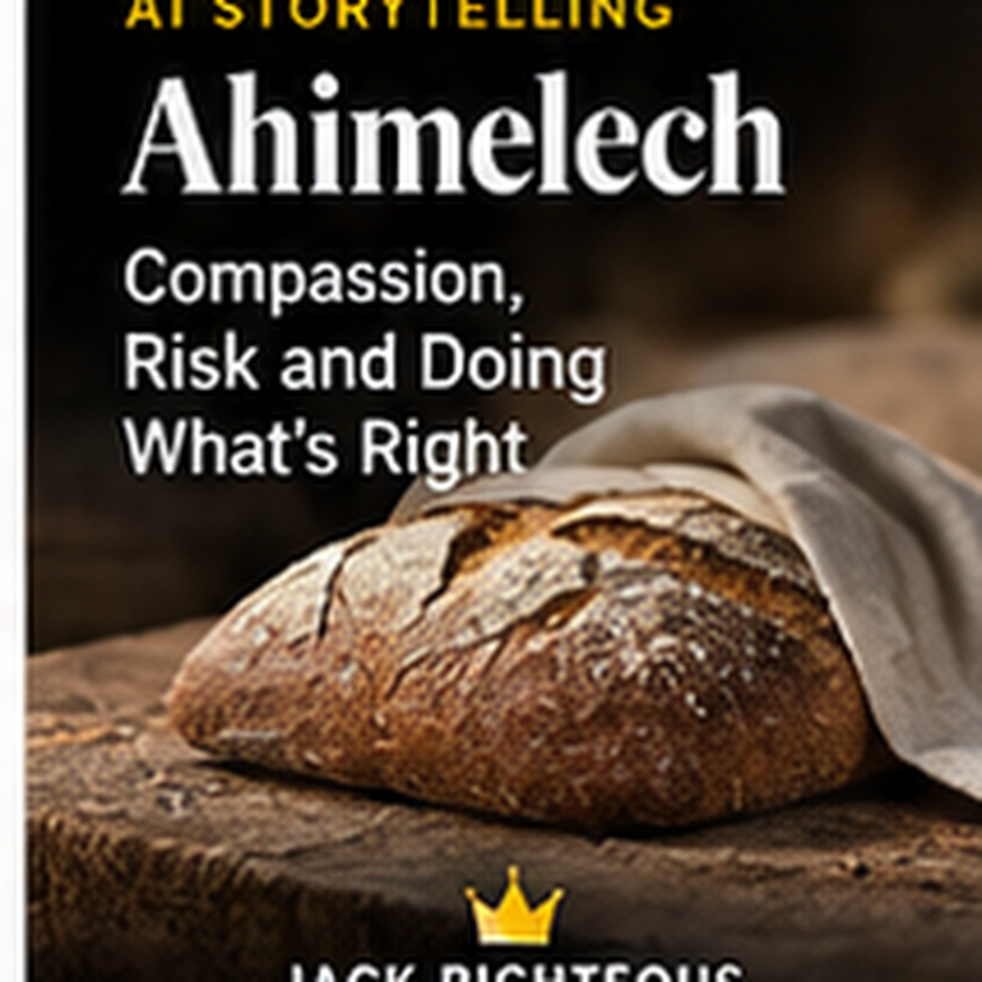 Ahimelech AI storytelling case study cover about compassion risk and moral choice