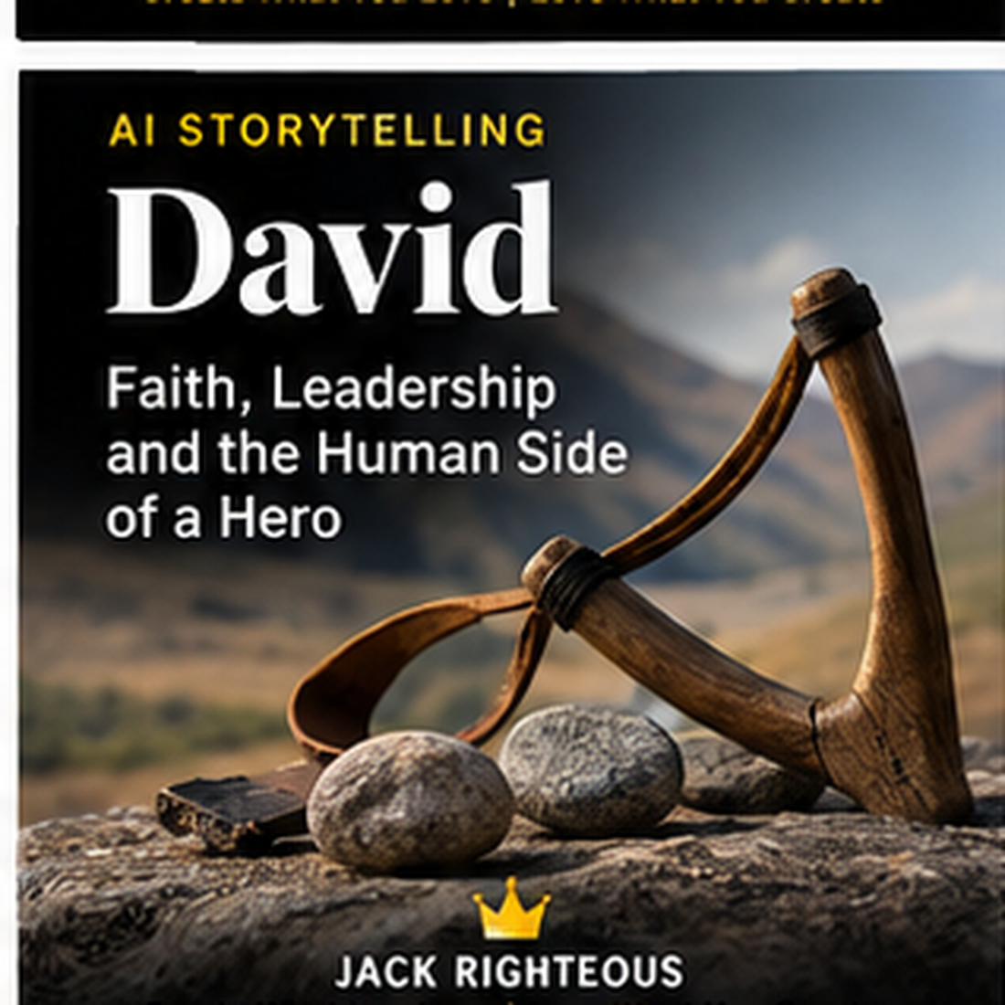 David AI storytelling case study cover about source discipline and biblical character adaptation