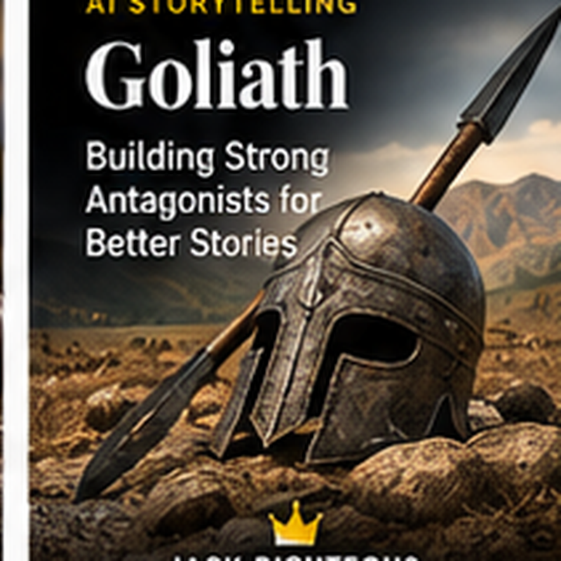 Goliath AI storytelling case study cover about building a strong antagonist and dramatic scale