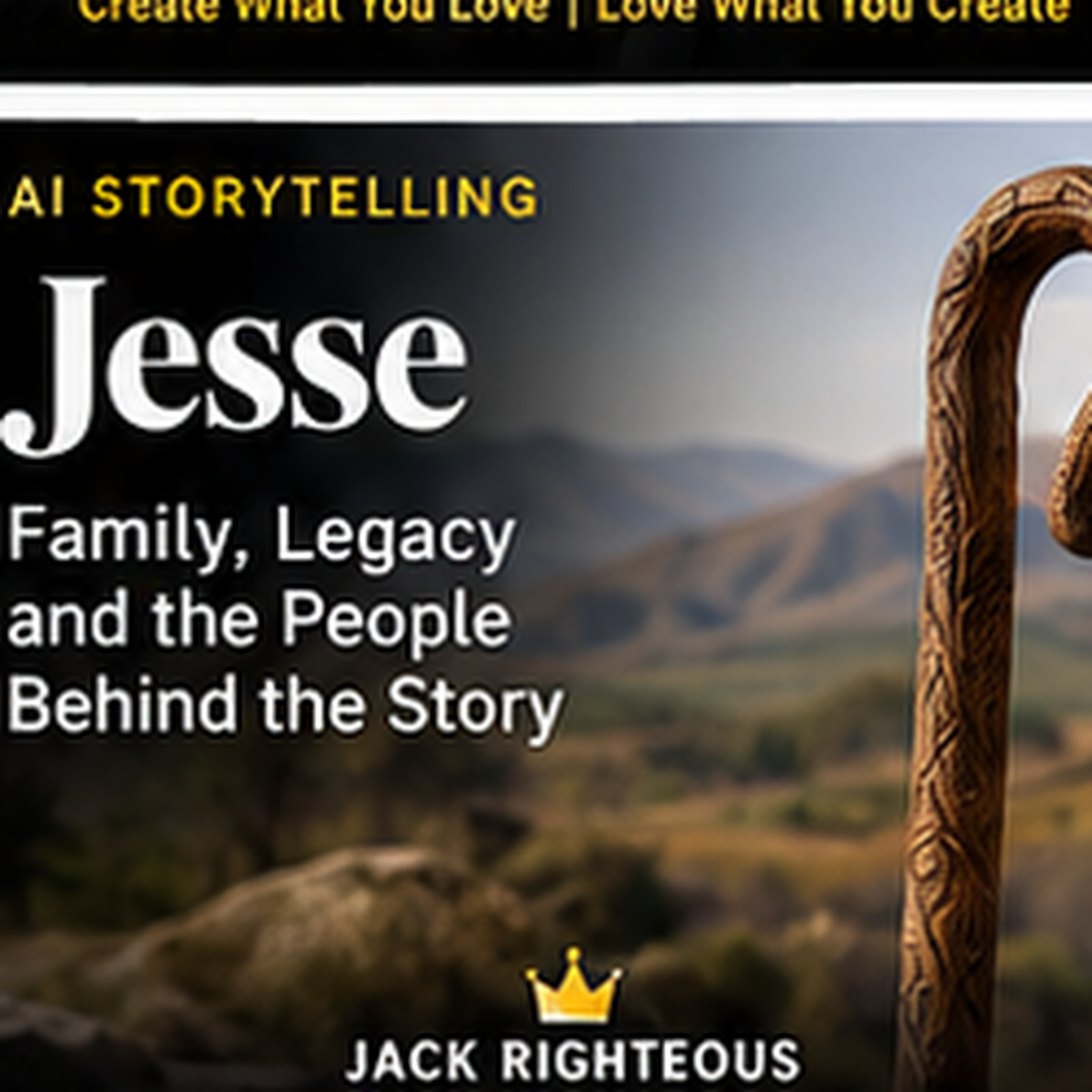 Jesse AI storytelling case study cover about family context legacy and character development