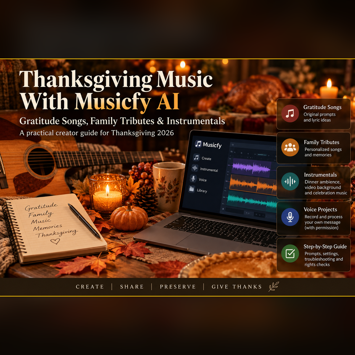 Thanksgiving Musicfy AI Guide: Songs & Instrumentals (2026) – Jack ...