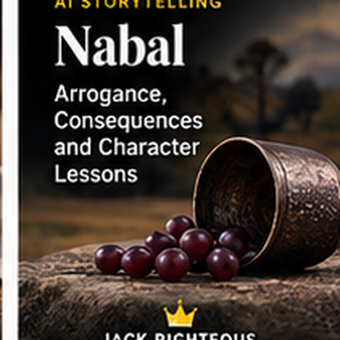 Nabal AI storytelling case study cover about pride consequences and character flaws