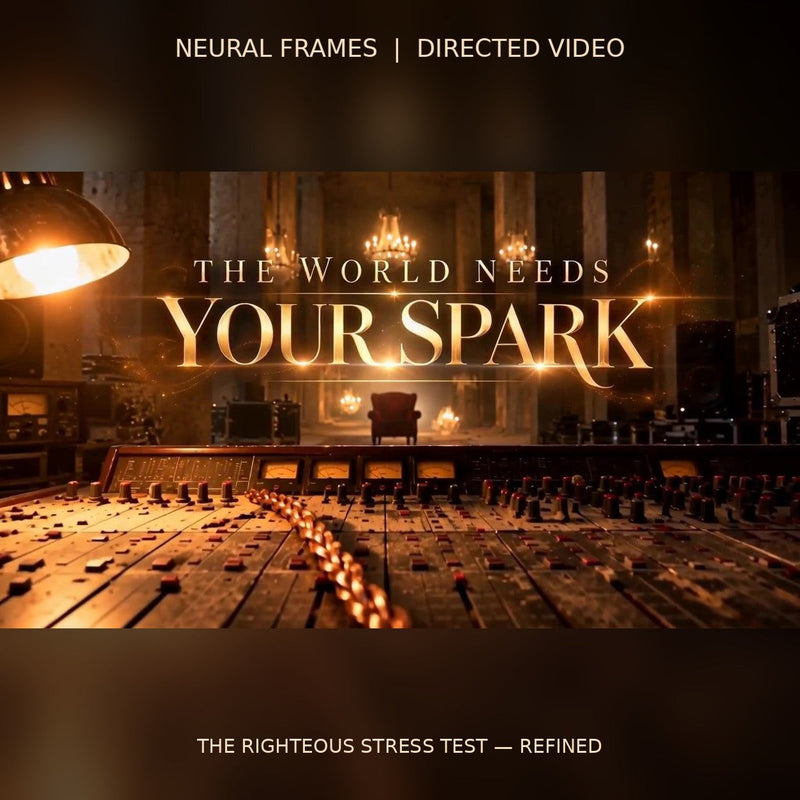 Neural Frames directed Made to Spark case study featuring the original glowing mixing console frame