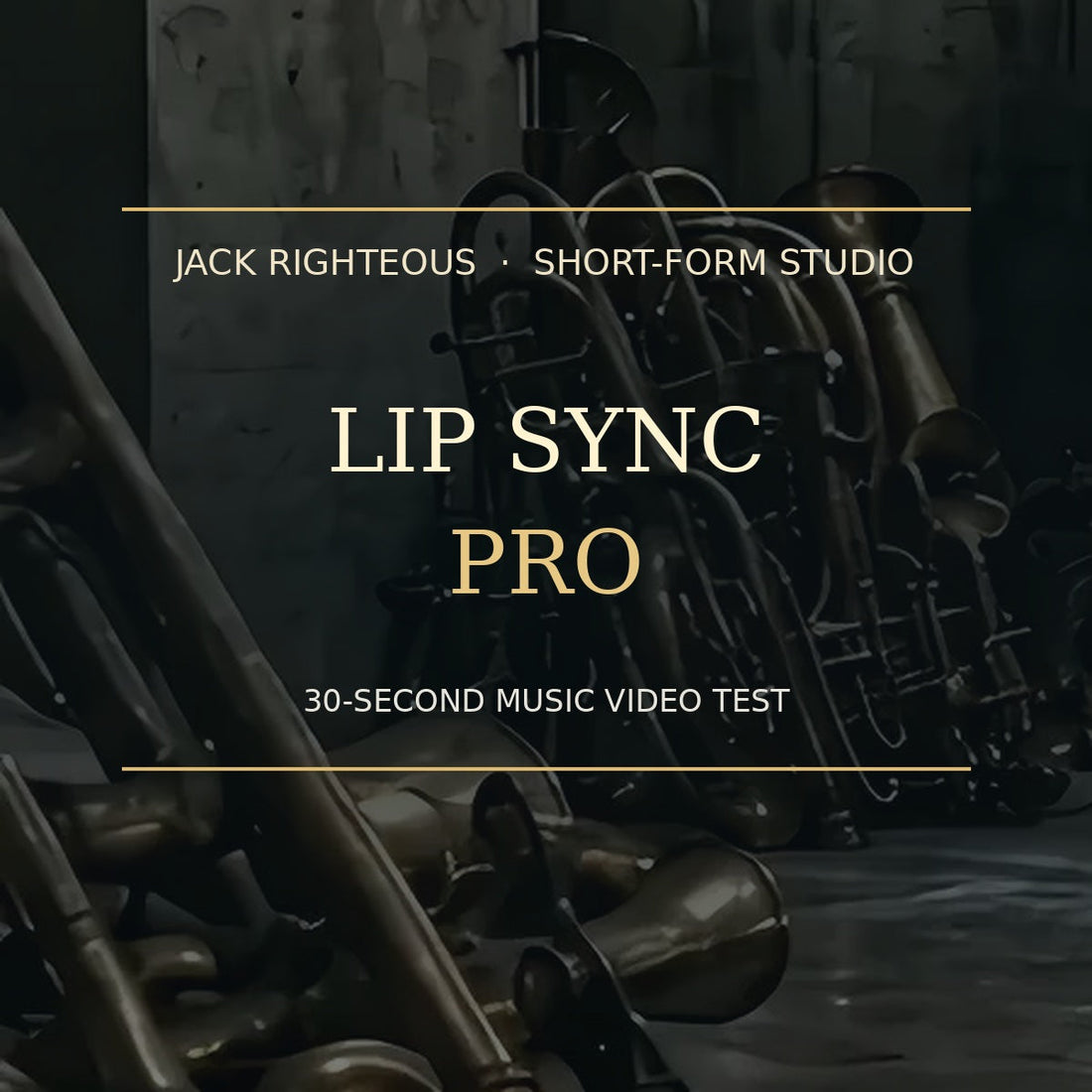Neural Frames Lip Sync Pro 30-second music video test with brass instruments from the original short