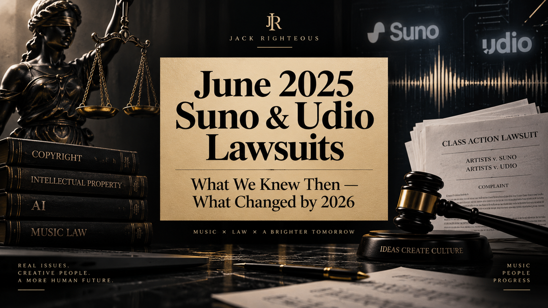 June 2025 Suno and Udio lawsuits — what we knew then and what changed by 2026