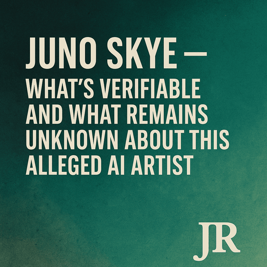 Juno Skye — Verifying the Truth Behind This AI Artist Claim - Jack Righteous