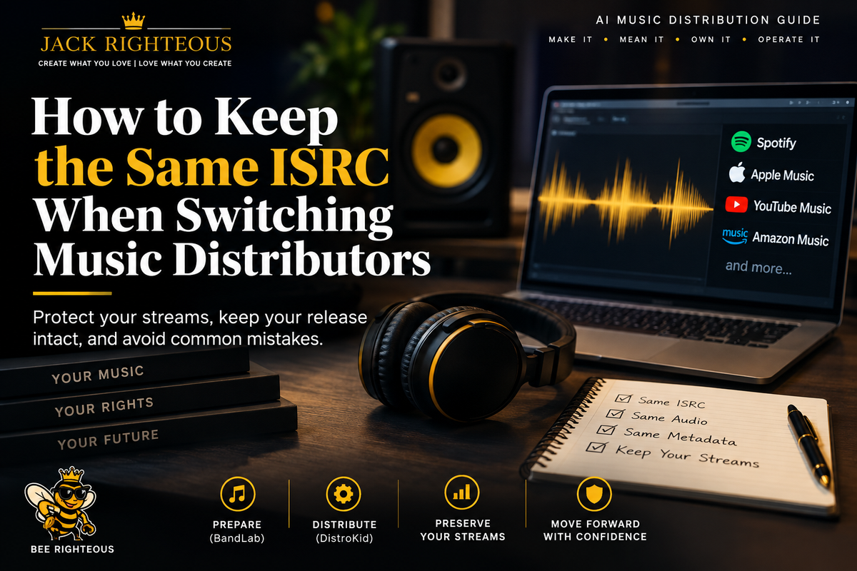 How to Keep the Same ISRC When Switching Music Distributors