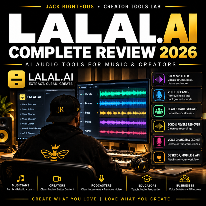 Jack Righteous LALAL.AI Review 2026: Complete AI Audio Tools for Music and Creators