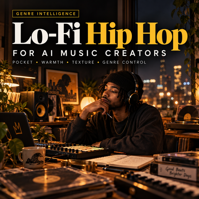 Lo-Fi Hip Hop Genre Intelligence for AI music creators — pocket, warmth, texture and genre control