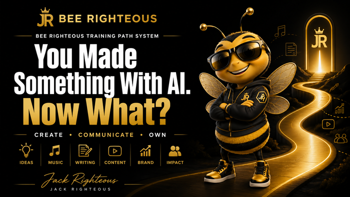 Bee Righteous guide for deciding what to do next after making something with AI