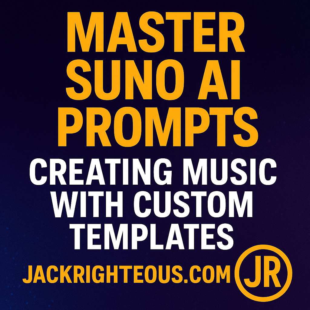 Master Suno AI Prompts: Creating Music with Custom Templates - Jack Righteous