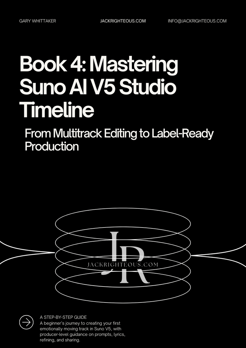 Mastering Suno V5 Book 4 — Studio Timeline Guide - Jack Righteous