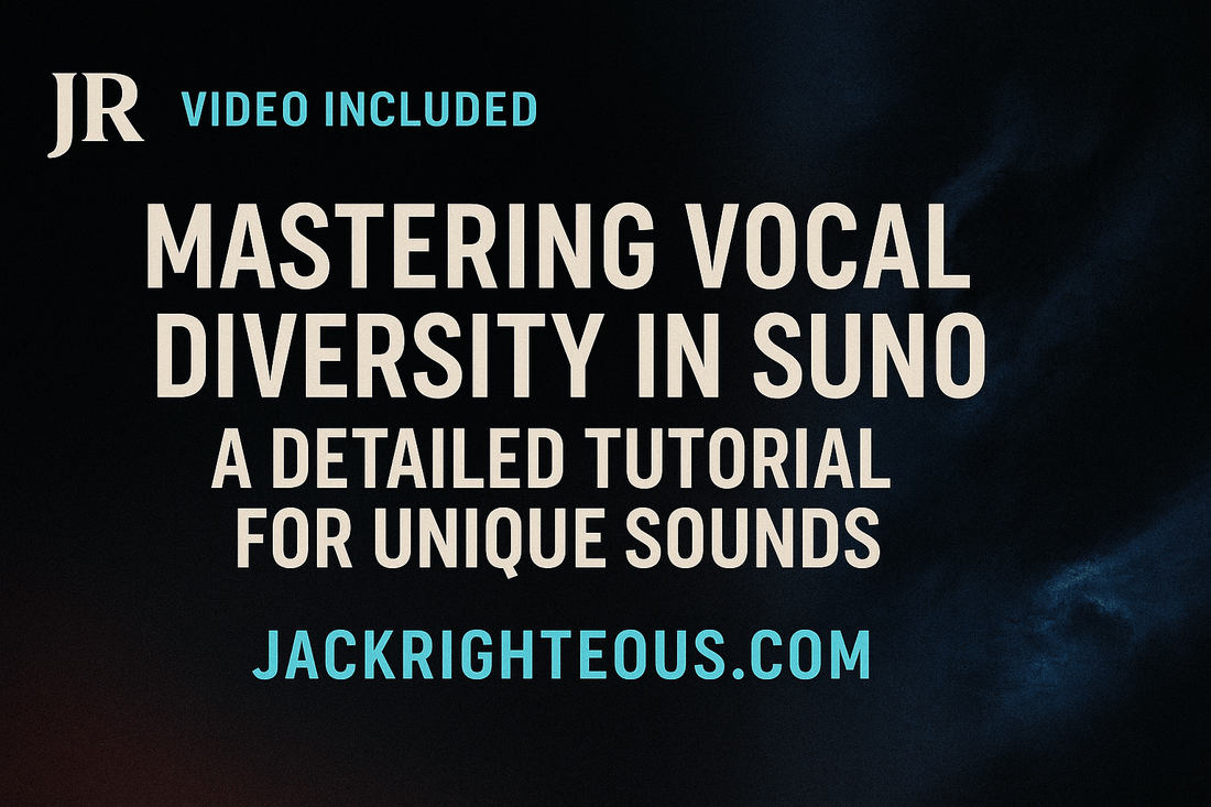 Mastering Vocal Diversity in SUNO: A Detailed Tutorial for Unique Sounds - Jack Righteous