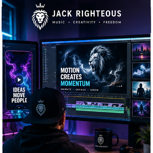 Motion graphics packs for social media creators cover