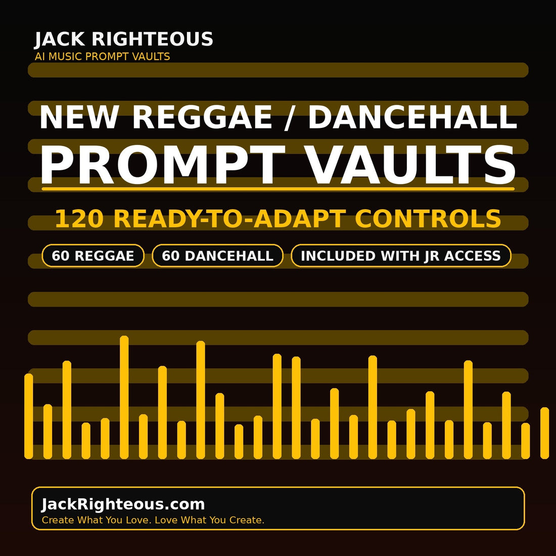 New Reggae and Dancehall Prompt Vaults with 120 ready-to-adapt controls included with JR access