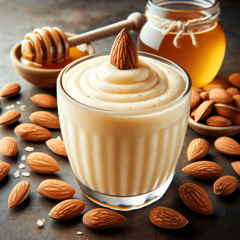 Honey almond smoothie for a simple Proverbs-inspired creator reset