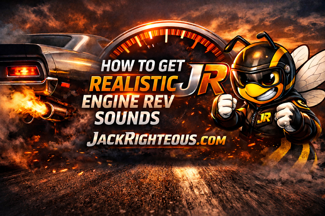 Guide to getting realistic engine rev sounds through field recording, sound effects and AI audio workflows