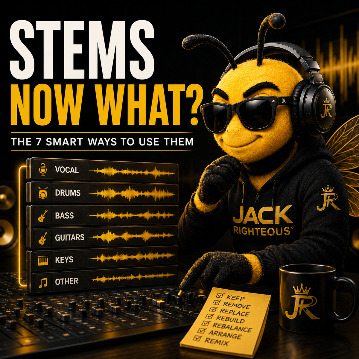 AI music stems guide with practical ways to rebuild, rearrange and improve a track without starting over