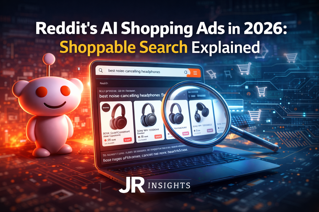 Reddit AI shopping ads guide explaining shoppable search, product discovery and creator-commerce implications in 2026