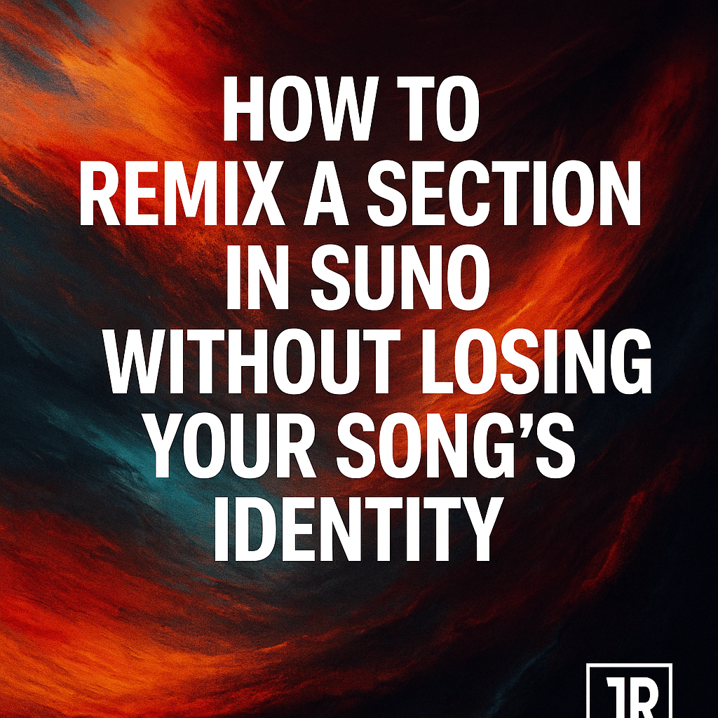 Remix Suno Sections Without Losing Song Identity - Jack Righteous