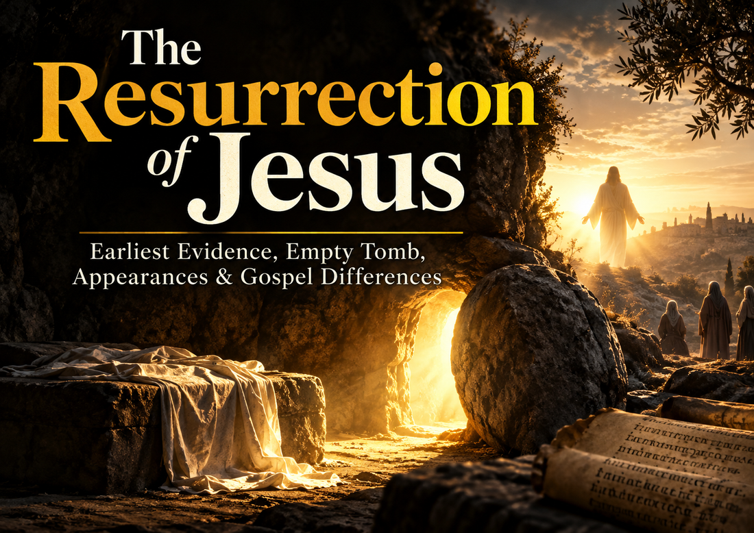 The Resurrection of Jesus: earliest evidence, empty tomb, appearances and Gospel differences