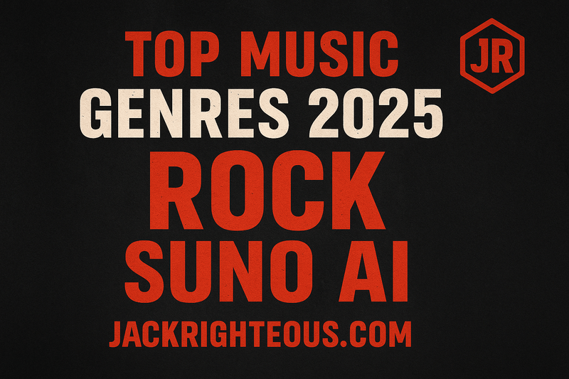 Suno Rock prompts and song-building guide by Jack Righteous