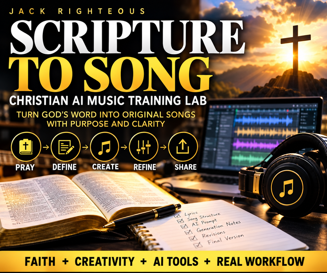 Scripture to Song Christian AI Music Training Lab by Jack Righteous