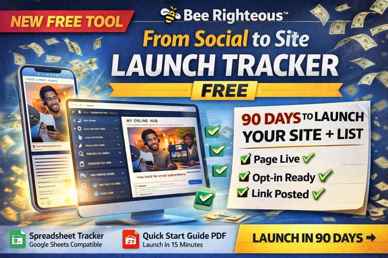 Free social-to-site launch tracker for moving creator audiences from social platforms to an owned website