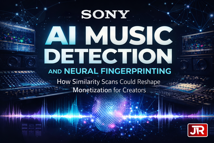 Sony AI music detection guide explaining neural fingerprinting and music identification technology