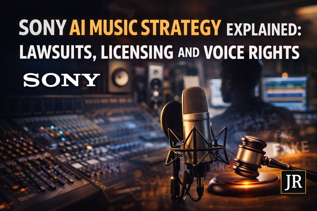 Sony AI music strategy guide covering lawsuits, licensing and voice rights in 2026