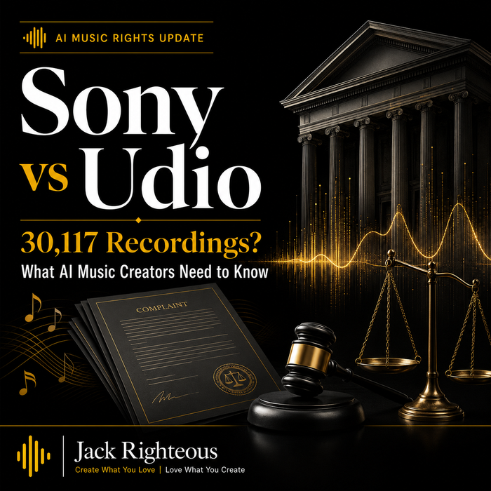 Sony Udio lawsuit guide explaining the copyright dispute and what the case could mean for AI music creators