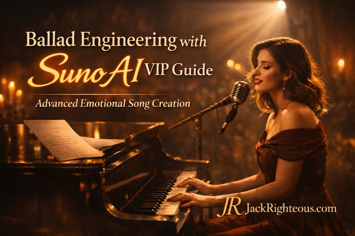 Suno AI ballad engineering guide for controlling emotional pacing, arrangement, dynamics and vocal delivery