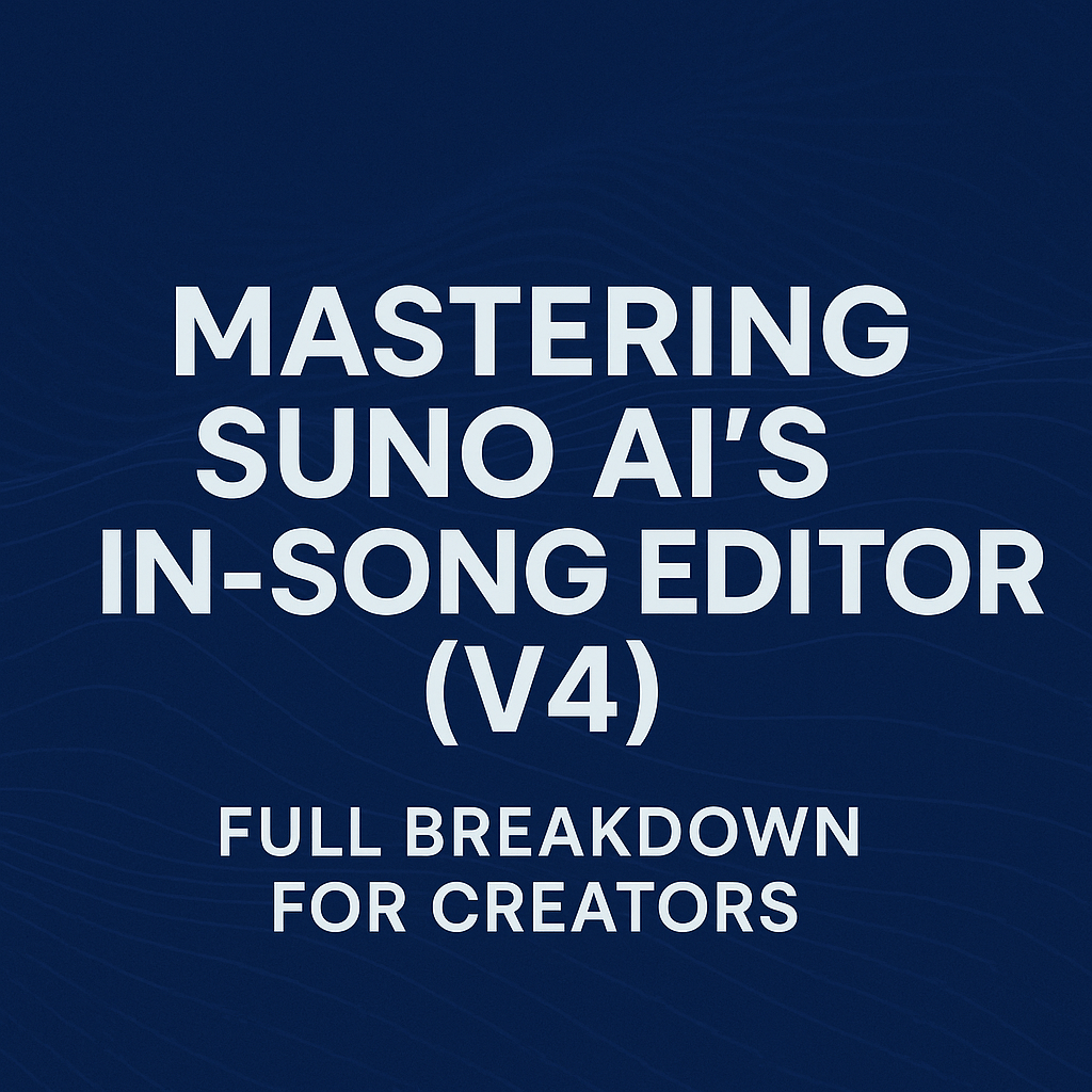 Suno AI In-Song Editor (v4): Replace, Extend, Crop & More - Jack Righteous