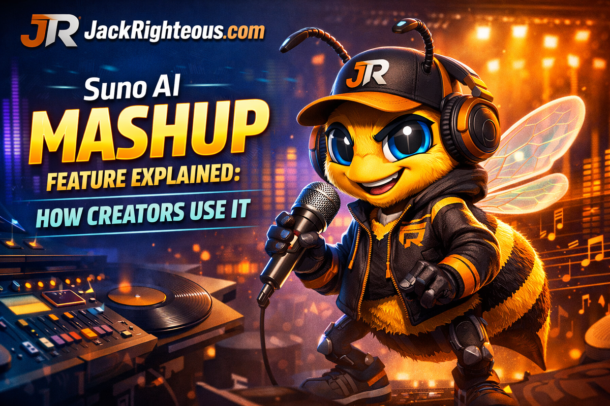 Suno AI Mashup feature guide explaining how creators can combine source material and test new musical directions