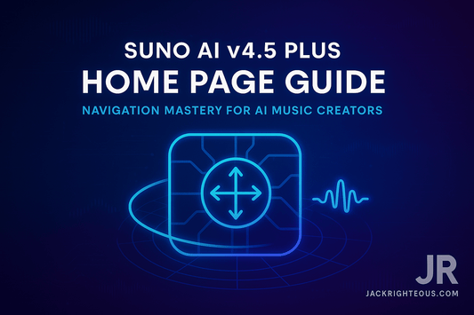 Suno AI v4.5 Plus Home Page Guide | Jack Righteous - Jack Righteous