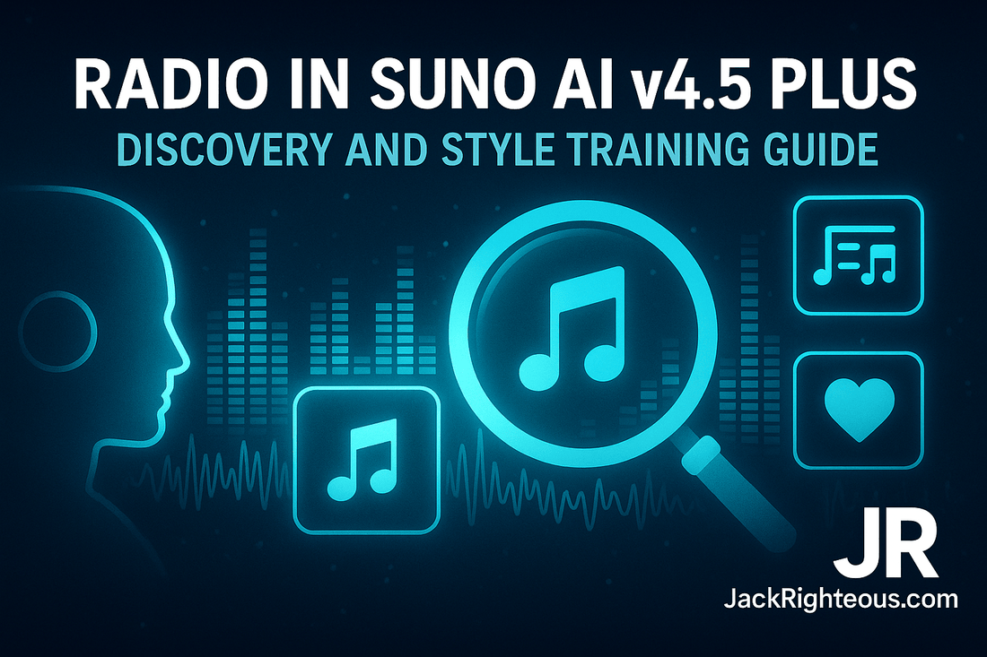 Suno AI v4.5 Plus Radio Guide | Jack Righteous - Jack Righteous