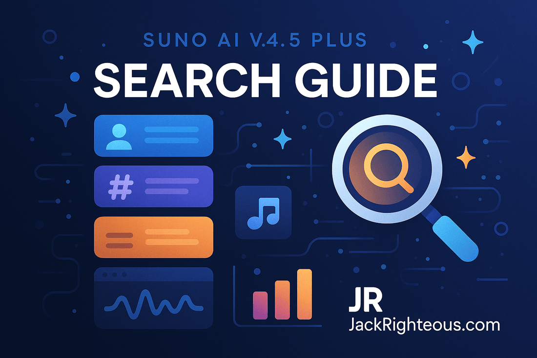 Suno AI v4.5 Plus Search Guide | Jack Righteous - Jack Righteous